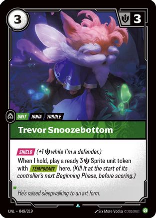 Image of Trevor Snoozebottom (048/219) - Unleashed