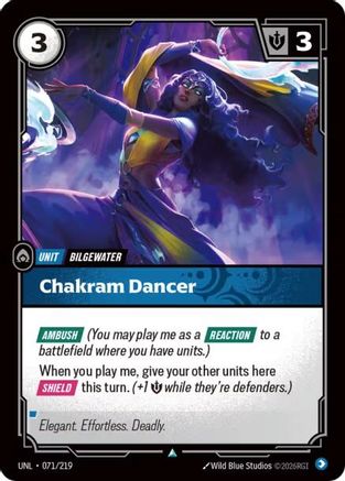 Image of Chakram Dancer (071/219) - Unleashed Foil