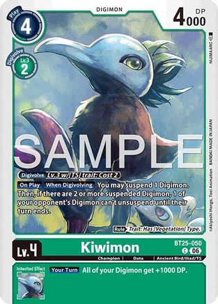 Image of Kiwimon (BT25-050) - Dual Revolution