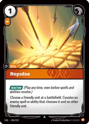 Image of Repulse (106/219) - Unleashed