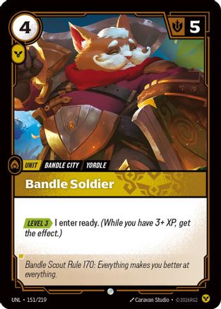 Image of Bandle Soldier (151/219) - Unleashed Foil