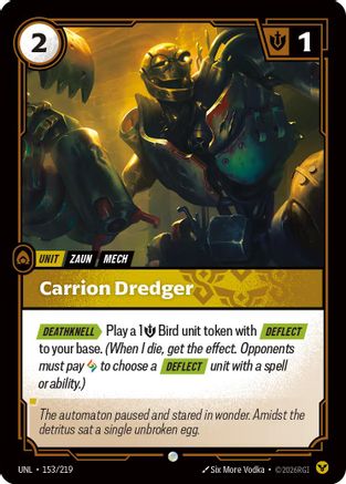 Image of Carrion Dredger (153/219) - Unleashed