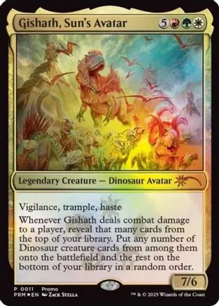 Image of Gishath, Sun's Avatar (MEDIA-011) - Media Promos Foil