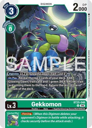 Image of Gekkomon (BT25-046) - Dual Revolution