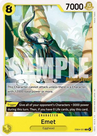 Image of Emet (EB04-051) - Adventure on Kami's Island Release Event Cards