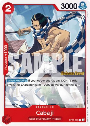 Image of Cabaji (OP15-005) - Adventure on Kami's Island Release Event Cards