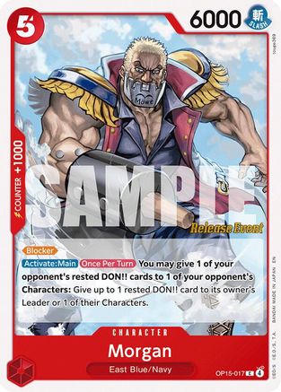 Image of Morgan (OP15-017) - Adventure on Kami's Island Release Event Cards