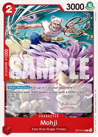 Image of Mohji (OP15-018) - Adventure on Kami's Island Release Event Cards