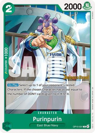 Image of Purinpurin (OP15-031) - Adventure on Kami's Island Release Event Cards