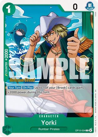 Image of Yorki (OP15-034) - Adventure on Kami's Island Release Event Cards