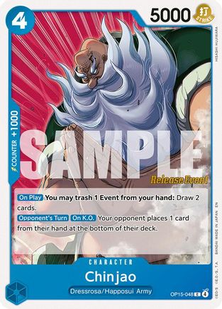 Image of Chinjao (OP15-048) - Adventure on Kami's Island Release Event Cards