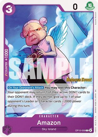 Image of Amazon (OP15-059) - Adventure on Kami's Island Release Event Cards