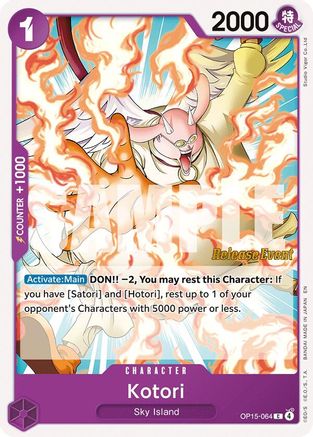 Image of Kotori (OP15-064) - Adventure on Kami's Island Release Event Cards