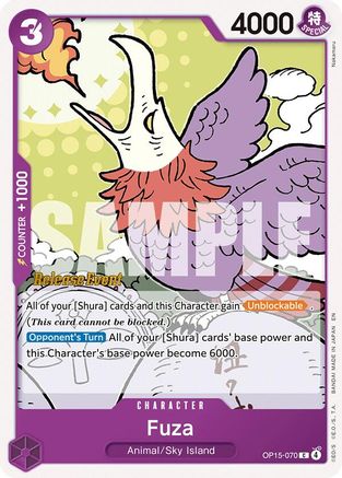 Image of Fuza (OP15-070) - Adventure on Kami's Island Release Event Cards