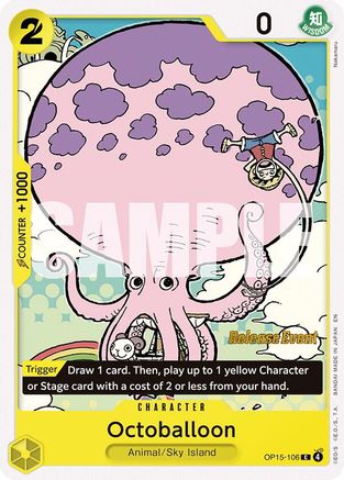 Image of Octoballoon (OP15-106) - Adventure on Kami's Island Release Event Cards