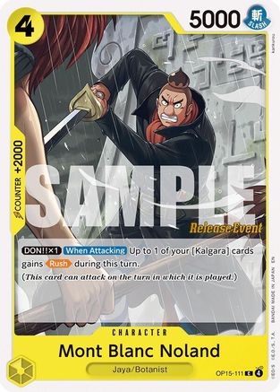 Image of Mont Blanc Noland (OP15-111) - Adventure on Kami's Island Release Event Cards