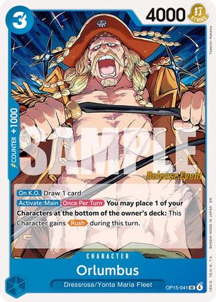Image of Orlumbus (OP15-041) - Adventure on Kami's Island Release Event Cards