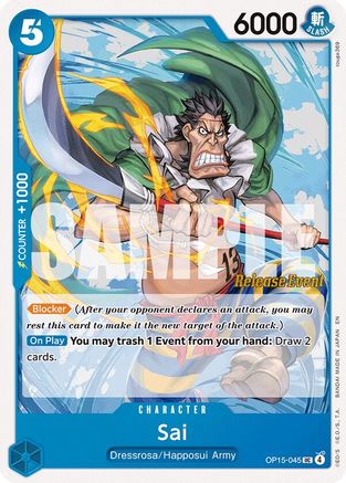 Image of Sai (OP15-045) - Adventure on Kami's Island Release Event Cards