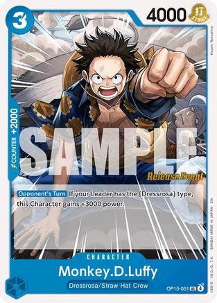 Image of Monkey.D.Luffy (OP15-051) (OP15-051) - Adventure on Kami's Island Release Event Cards