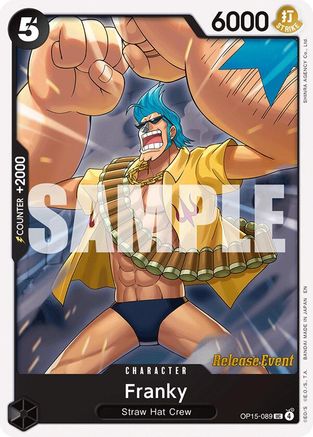 Image of Franky (OP15-089) - Adventure on Kami's Island Release Event Cards