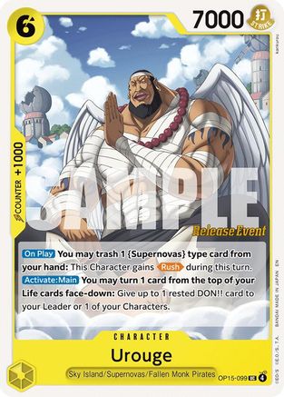 Image of Urouge (OP15-099) - Adventure on Kami's Island Release Event Cards