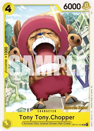 Image of Tony Tony.Chopper (OP15-107) (OP15-107) - Adventure on Kami's Island Release Event Cards