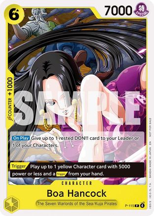 Image of Boa Hancock (OP15 Release Event) (P-115) - One Piece Promotion Cards