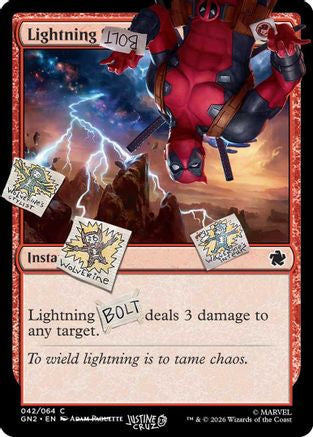 Image of Lightning Bolt (042) (SLD-042) - Secret Lair Drop Series