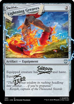 Image of Lightning Greaves (382) (SLD-382) - Secret Lair Drop Series Foil
