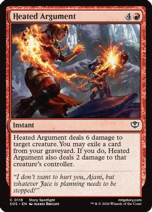 Image of Heated Argument (SOS-118) - Secrets of Strixhaven