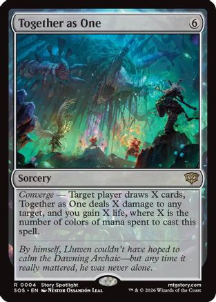 Image of Together as One (SOS-004) - Secrets of Strixhaven