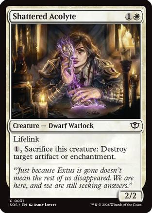 Image of Shattered Acolyte (SOS-031) - Secrets of Strixhaven Foil