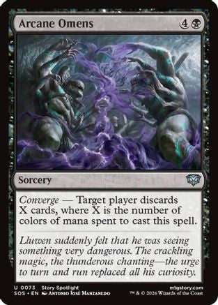 Image of Arcane Omens (SOS-073) - Secrets of Strixhaven Foil