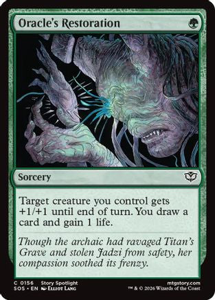Image of Oracle's Restoration (SOS-156) - Secrets of Strixhaven Foil