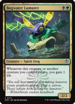 Image of Bogwater Lumaret (SOS-177) - Secrets of Strixhaven Foil