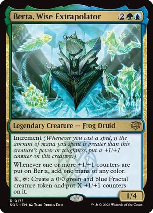 Image of Berta, Wise Extrapolator (SOS-175) - Secrets of Strixhaven