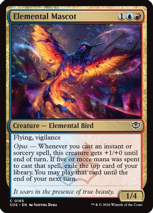 Image of Elemental Mascot (SOS-185) - Secrets of Strixhaven Foil