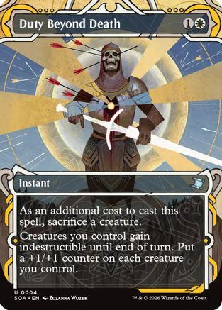 Image of Duty Beyond Death (SOA-004) - Secrets of Strixhaven: Mystical Archive Foil