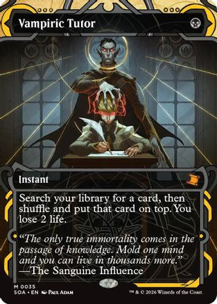 Image of Vampiric Tutor (SOA-035) - Secrets of Strixhaven: Mystical Archive Foil