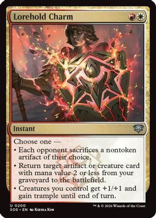 Image of Lorehold Charm (SOS-200) - Secrets of Strixhaven Foil