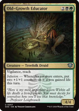 Image of Old-Growth Educator (SOS-207) - Secrets of Strixhaven Foil