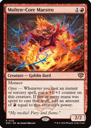 Image of Molten-Core Maestro (SOS-125) - Secrets of Strixhaven