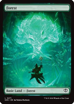 Image of Forest (0271) (SOS-271) - Secrets of Strixhaven Foil