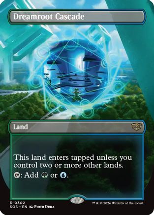 Image of Dreamroot Cascade (Borderless) (SOS-302) - Secrets of Strixhaven