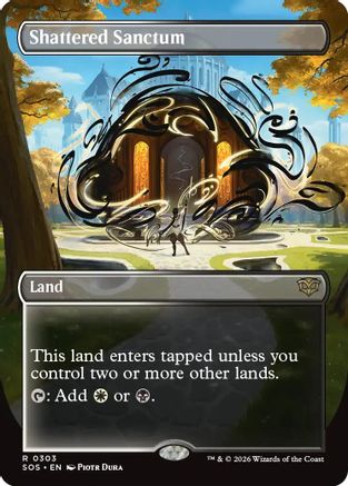Image of Shattered Sanctum (Borderless) (SOS-303) - Secrets of Strixhaven