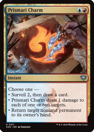 Image of Prismari Charm (SOS-211) - Secrets of Strixhaven Foil