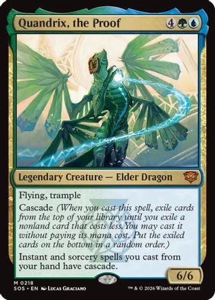 Image of Quandrix, the Proof (SOS-218) - Secrets of Strixhaven Foil