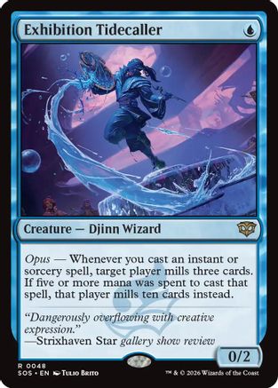 Image of Exhibition Tidecaller (SOS-048) - Secrets of Strixhaven Foil