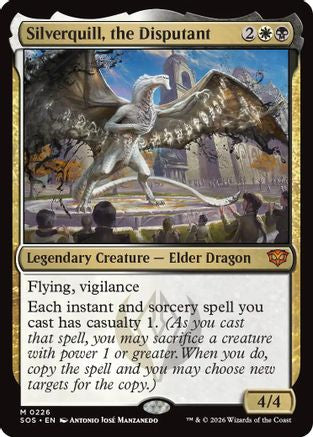 Image of Silverquill, the Disputant (SOS-226) - Secrets of Strixhaven Foil