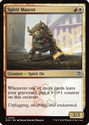 Image of Spirit Mascot (SOS-230) - Secrets of Strixhaven